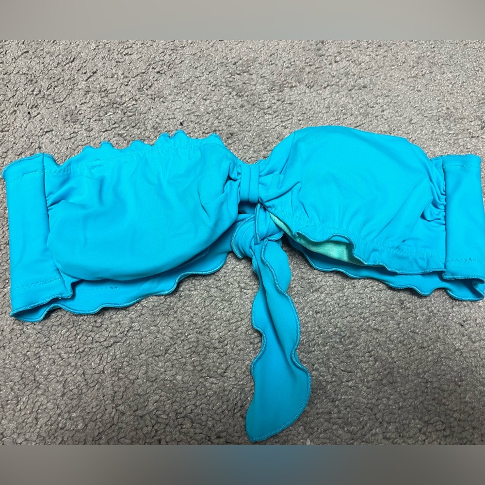 Victoria's Secret Bright Turquoise Bandeau Top